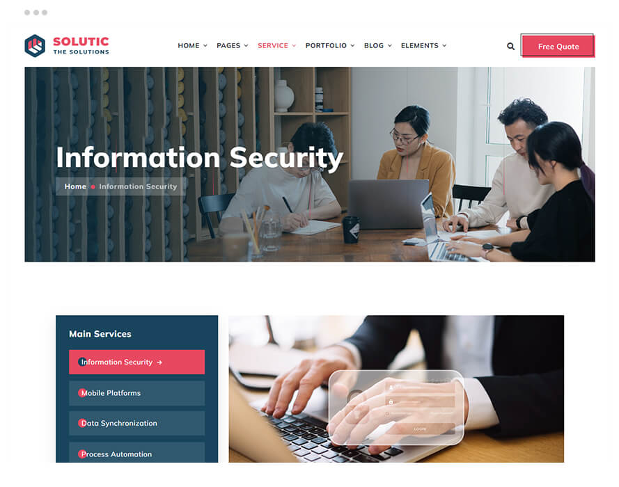 IT Solutions and Services WordPress Theme