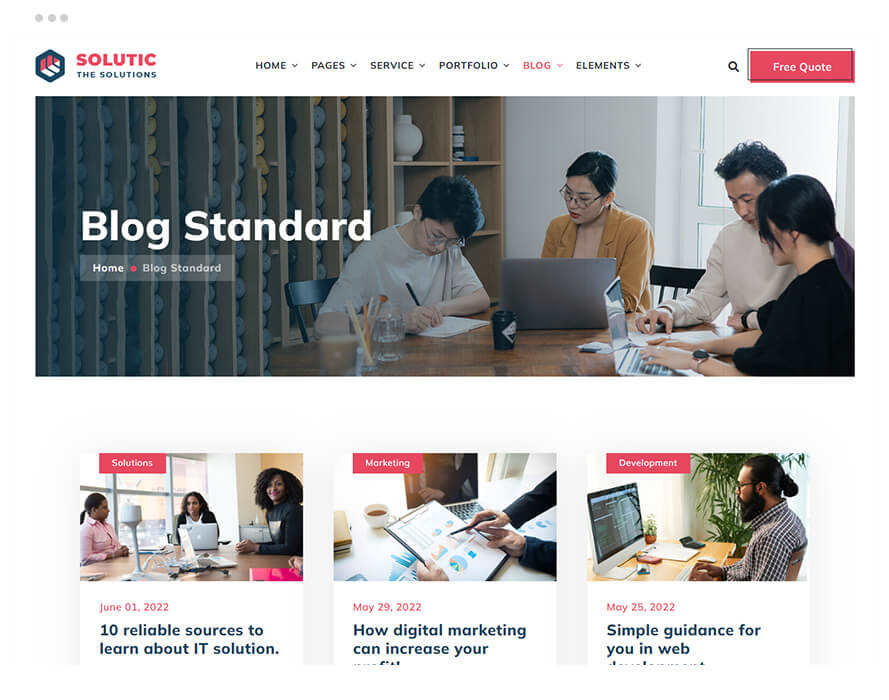 IT Solutions and Services WordPress Theme