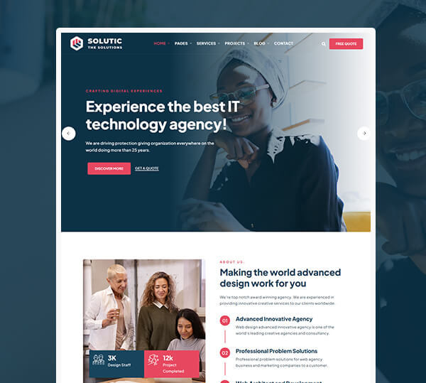 IT Solutions and Services WordPress Theme